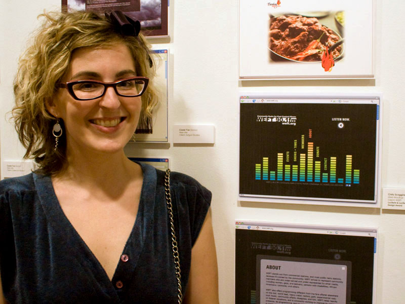 A proud award winner at our annual student exhibition